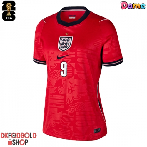 England Harry Kane #9 Udebanetrøje Dame VM 2026 Kort ærmer